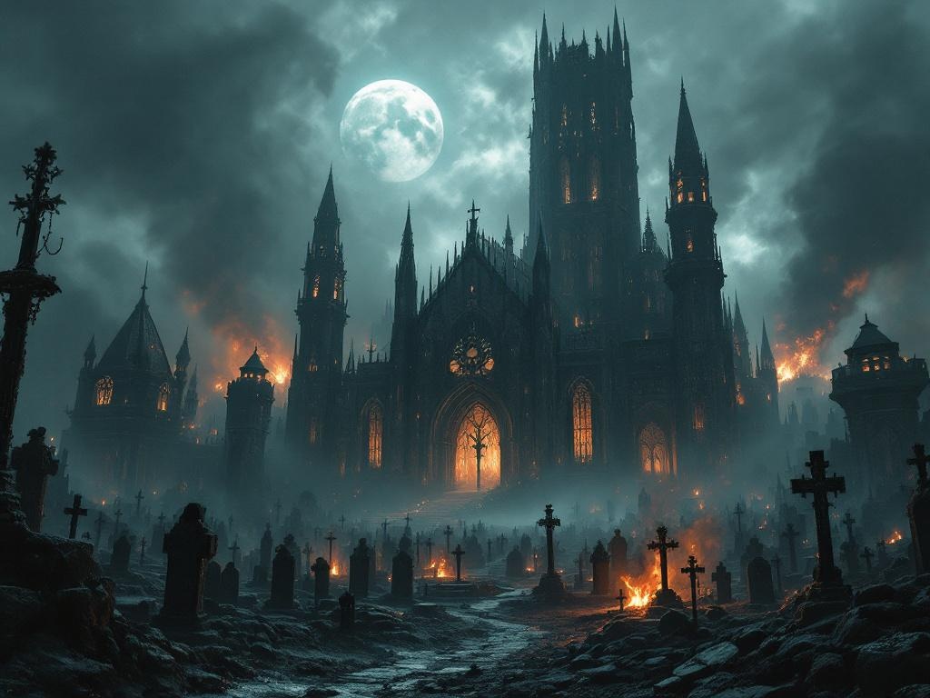 Demonic Gothic Battlefield Painkiller