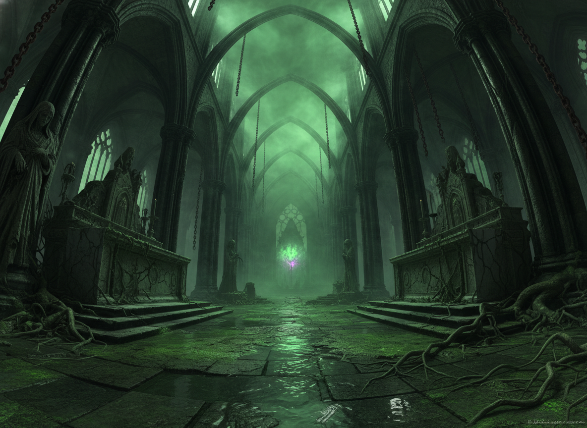 Haunted Monastery in Poisoned Marsh