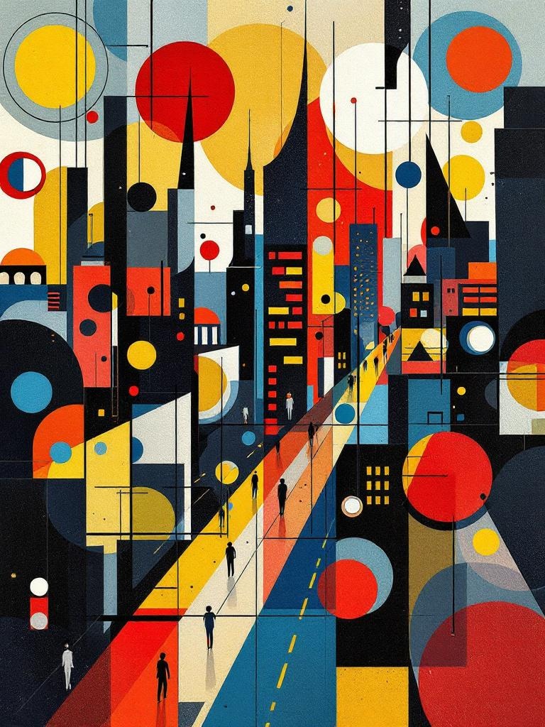 Kandinsky Abstract City