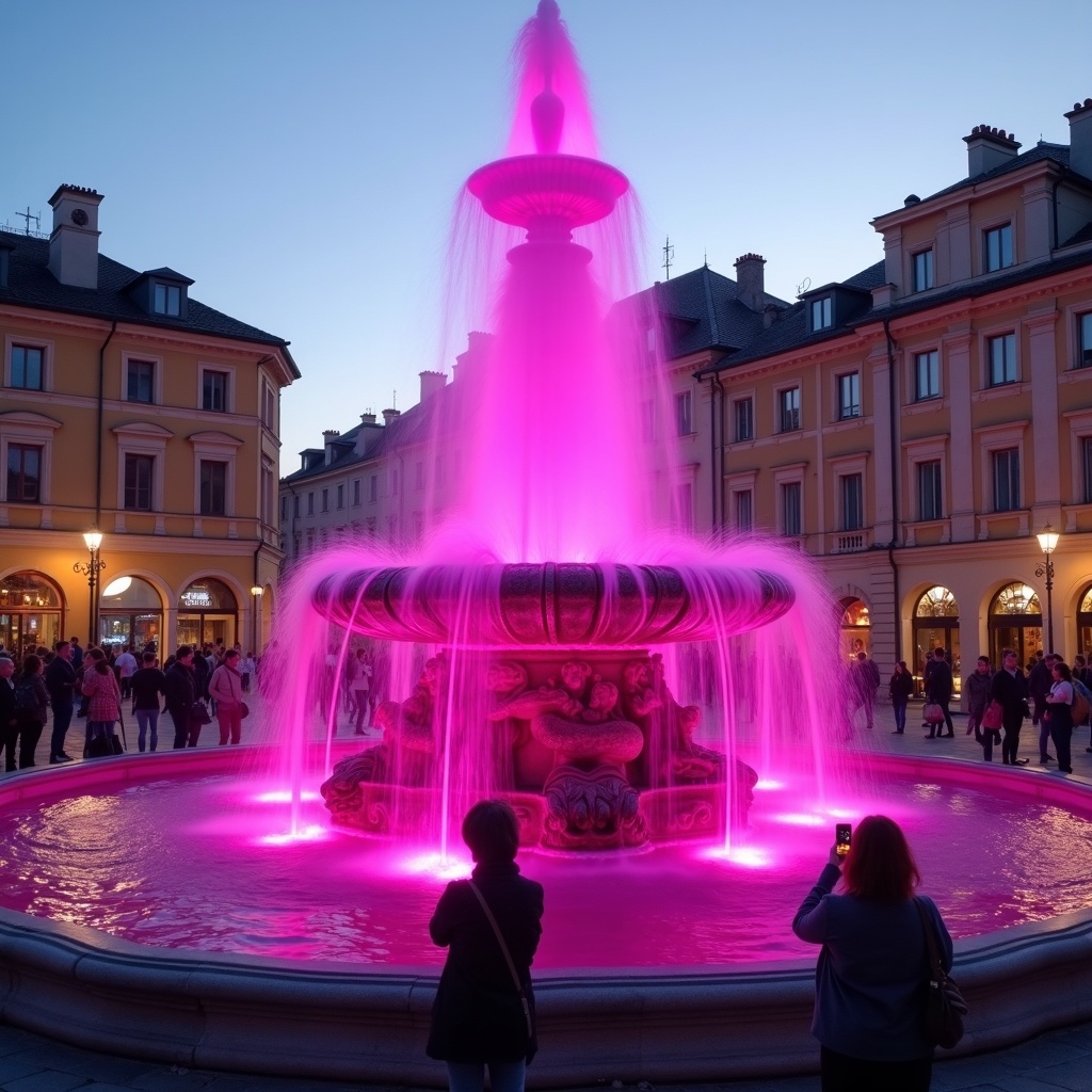 Magenta Lava Fountain
