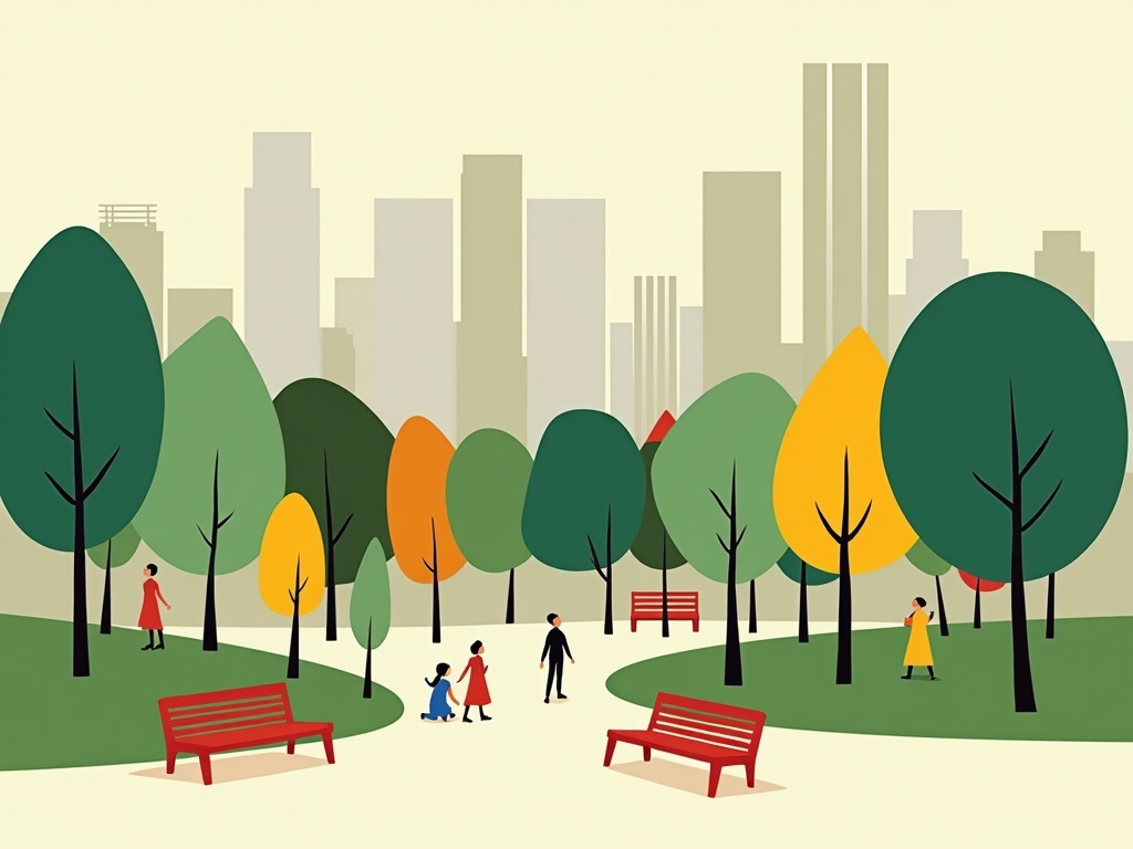 Matisse Simplified City Paradise