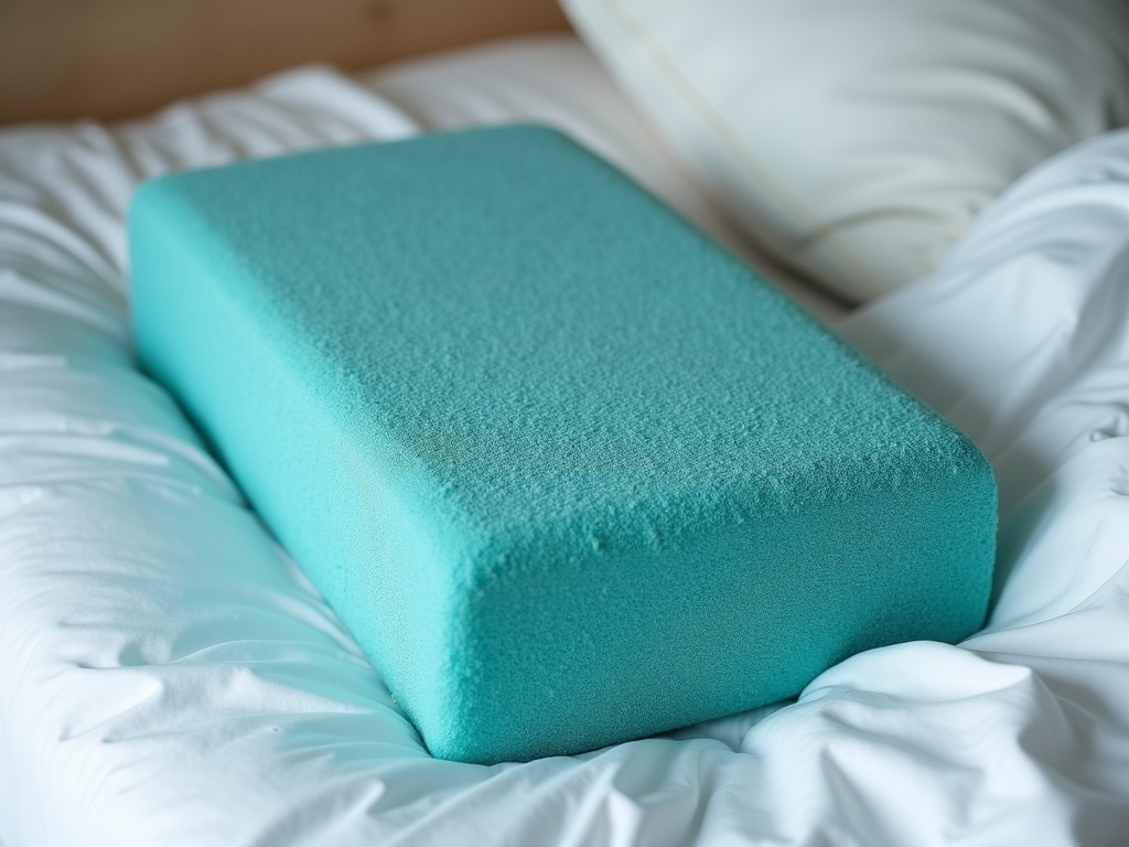 Turquoise Sea Sponge Pillow