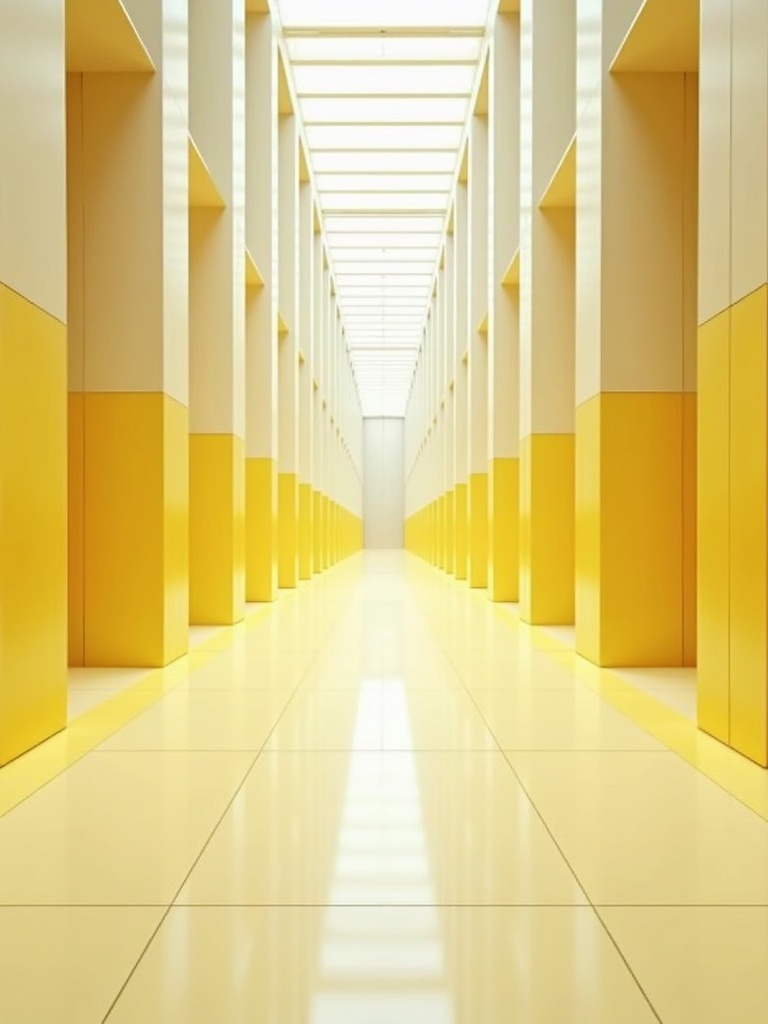 Yellow Ceramic Metro Hall